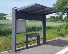 Autobusová zastávka KUB bez bočníc 3000 mm - 2