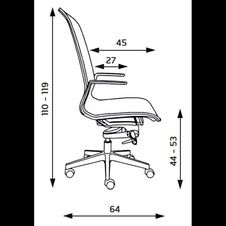 Kancelárska stolička MARLENE - 3