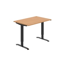 HOBIS výškovo nastaviteľný stôl MOTION MS 2 1200, stand.ovládanie, buk - 1