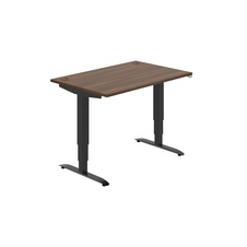 HOBIS výškovo nastaviteľný stôl MOTION MS 3 1200, stand.ovládanie, orech - 1