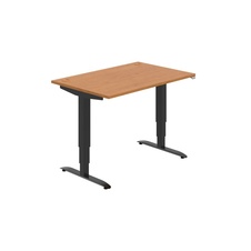 HOBIS výškovo nastaviteľný stôl MOTION MS 3 1200, stand.ovládanie, jelša - 1