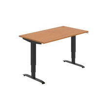 HOBIS výškovo nastaviteľný stôl MOTION MS 3 1400, stand.ovládanie, jelša - 1