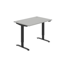 HOBIS výškovo nastaviteľný stôl 120 cm, pamäť.ovlad. - MOTION MS 2M 1200, sivá - 1