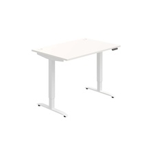 HOBIS výškovo nastaviteľný stôl 120 cm, pamäť.ovlad. - MOTION MS 2M 1200, biela - 2