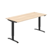 HOBIS výškovo nastaviteľný stôl 180 cm, pamäť.ovlád. - MOTION MS 2M 1800, agát - 1