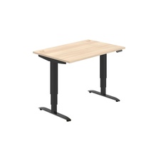 HOBIS výškovo nastaviteľný stôl 120 cm, pamäť.ovlad. - MOTION MS 3M 1200, agát - 1