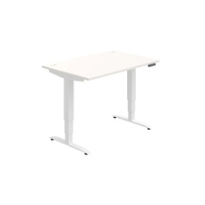 HOBIS výškovo nastaviteľný stôl 120 cm, pamäť.ovlad. - MOTION MS 3M 1200, biela - 2