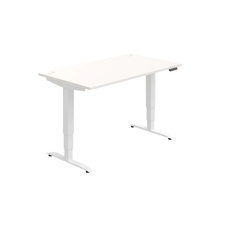 HOBIS výškovo nastaviteľný stôl 140 cm, pamäť.ovlád. - MOTION MS 3M 1400, biela - 2