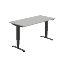 HOBIS výškovo nastaviteľný stôl 160 cm, pamäť.ovlad. - MOTION MS 3M 1600, sivá - 1