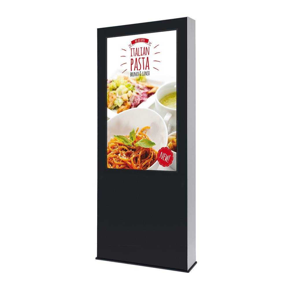 Outdoor digitálny totem s monitorom Samsung 55", čierny