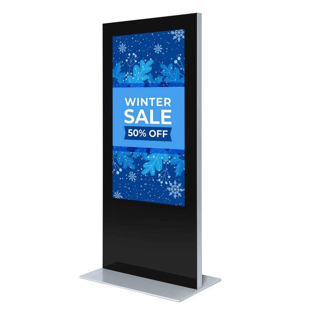 Digitálny tenký totem s monitorom Samsung 65", čierny