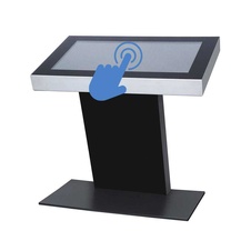 Digitálny kiosk 50" čierny, s monitorom, dotyková fólia