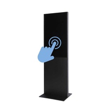 Digitálny totem Smart Line 43" čierny, s monitorom, dotyková fólie