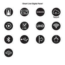 Digitálny závesný panel Smart Line s monitorom 50", čierny - 3