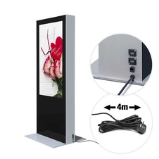 Digitálny obojstranný totem s monitormi Samsung 65", čierny - 4