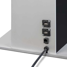 Digitálny obojstranný totem s monitormi Samsung 65", čierny - 6