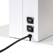 Digitálny totem Smart Line Obojstranný s monitorom Samsung 43", biela - 5