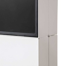 Digitálny totem Smart Line Obojstranný s monitorom Samsung 50", biela - 4