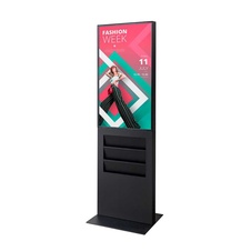 Digitálny totem Smart Line 43" s vreckom 6xA4, čierna