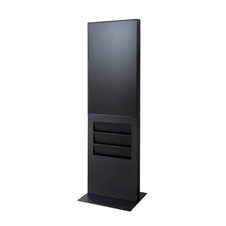 Digitálny totem Smart Line 43" s vreckom 6xA4, čierna, dotyková fólia - 2
