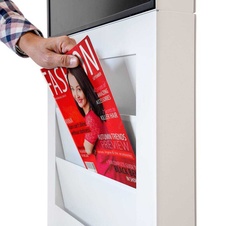 Digitálny totem Smart Line 43" s vreckom 6xA4, biela, dotyková fólia - 5