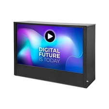 Digitálny promostolík Futuro s monitorom Samsung QM55B na šírku, čierna