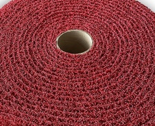 Bazénová rohož v rolke SPAGHETTY 1x10 m červená - 2