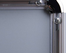 Plagátový klaprám A4 profil 20 mm oblý roh - 2