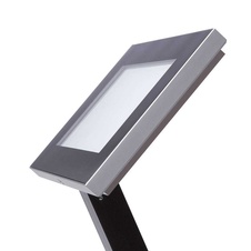 Vonkajší MENU stojan A2 s LED osvetlením, čierna - 1
