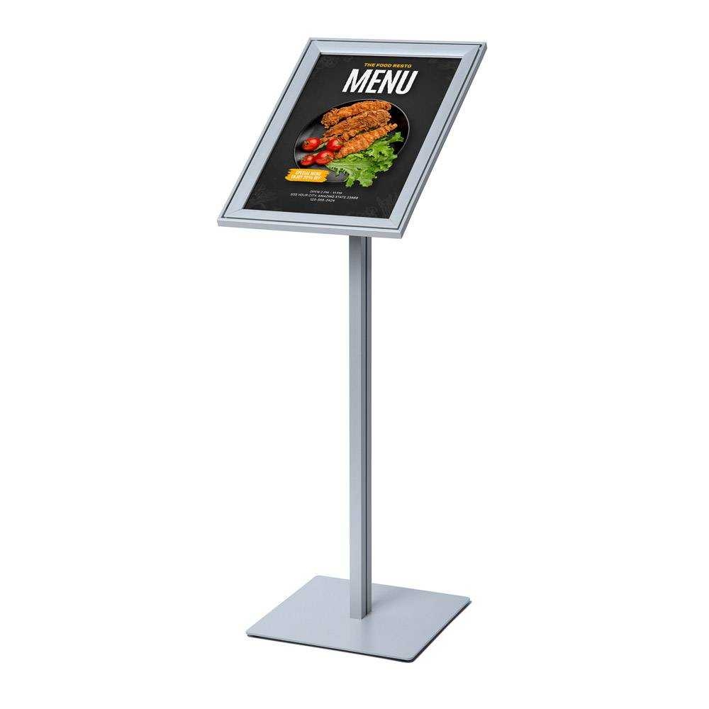 Menu Board Compasso s klaprámom A3, ostrý roh, profil 37 mm