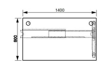 HOBIS spojovací stôl - FS 1400 R, buk - 2