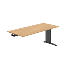 HOBIS spojovací stôl - FS 1800 R, dub - 1