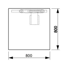 HOBIS spojovací stôl - FP 801, čerešňa - 2