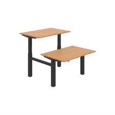 HOBIS párový výškovo nastaviteľný stôl MOTION DUAL MSD 2 1200, stand.ovládanie, buk - 1