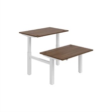 HOBIS párový výškovo nastaviteľný stôl MOTION DUAL MSD 2 1200, stand.ovládanie, orech - 2