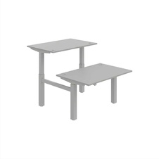 HOBIS párový výškovo nastaviteľný stôl MOTION DUAL MSD 2 1200, stand.ovládanie, šedá