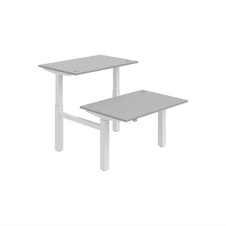 HOBIS párový výškovo nastaviteľný stôl MOTION DUAL MSD 2 1200, stand.ovládanie, šedá - 2