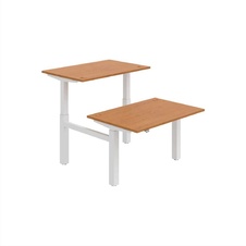 HOBIS párový výškovo nastaviteľný stôl MOTION DUAL MSD 2 1200, stand.ovládanie, jelša - 2