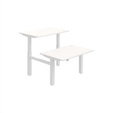HOBIS párový výškovo nastaviteľný stôl MOTION DUAL MSD 2 1200, stand.ovládanie, biela - 2