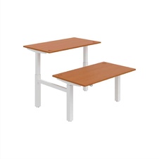 HOBIS párový výškovo nastaviteľný stôl MOTION DUAL MSD 2 1400, stand.ovládanie, čerešňa - 2