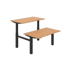 HOBIS párový výškovo nastaviteľný stôl MOTION DUAL MSD 2 1400, stand.ovládanie, buk - 1