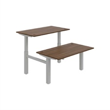 HOBIS párový výškovo nastaviteľný stôl MOTION DUAL MSD 2 1400, stand.ovládanie, orech