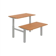 HOBIS párový výškovo nastaviteľný stôl MOTION DUAL MSD 2 1400, stand.ovládanie, jelša