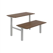 HOBIS párový výškovo nastaviteľný stôl MOTION DUAL MSD 2 1600, stand.ovládanie, orech