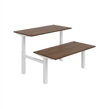 HOBIS párový výškovo nastaviteľný stôl MOTION DUAL MSD 2 1600, stand.ovládanie, orech - 2
