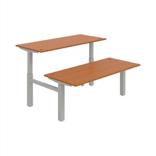 HOBIS párový výškovo nastaviteľný stôl MOTION DUAL MSD 2 1800, stand.ovládanie, čerešňa