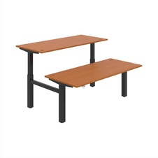 HOBIS párový výškovo nastaviteľný stôl MOTION DUAL MSD 2 1800, stand.ovládanie, čerešňa - 1