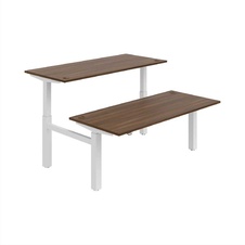 HOBIS párový výškovo nastaviteľný stôl MOTION DUAL MSD 2 1800, stand.ovládanie, orech - 2