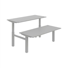 HOBIS párový výškovo nastaviteľný stôl MOTION DUAL MSD 2 1800, stand.ovládanie, šedá