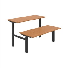 HOBIS párový výškovo nastaviteľný stôl MOTION DUAL MSD 2 1800, stand.ovládanie, jelša - 1
